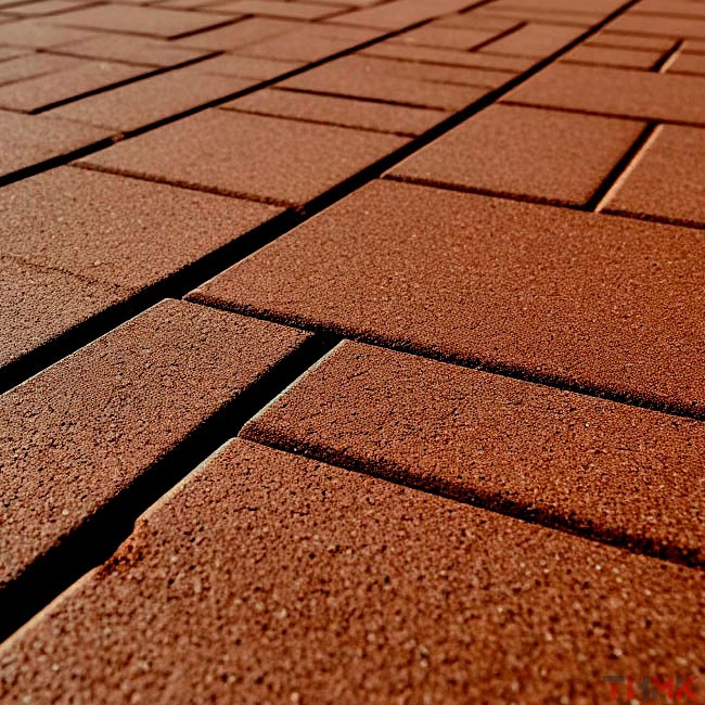 Плитка тротуарная полимерпесчаная коричневая 330х330х30 мм